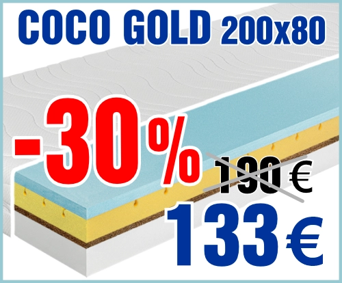 Coco Gold 200x80